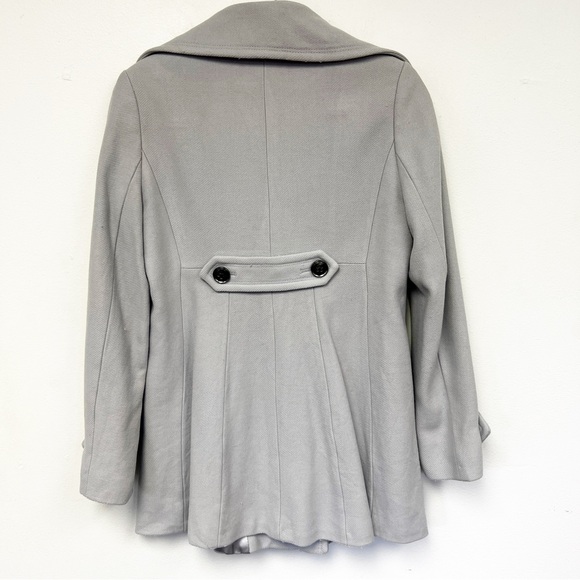 SZ 2 St. John Gray Wool Blend Coat - Picture 6 of 8